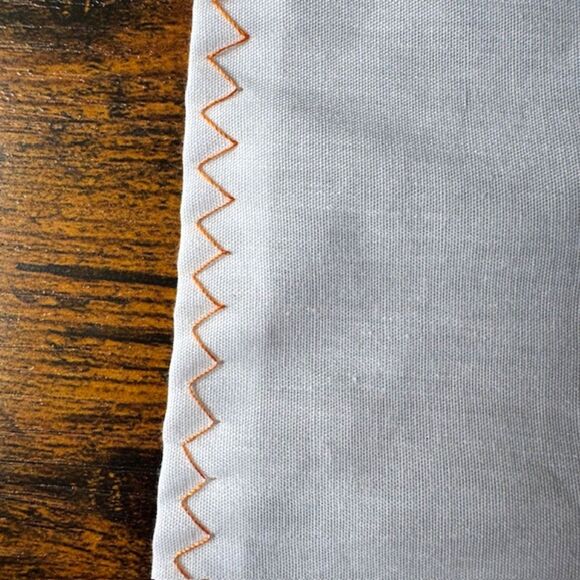 VTG Handmade Multicolor Cross-Stitch 18X18 Linen Mayan Ruins Primitive Decor Art - Picture 11 of 12